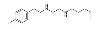 N'-[2-(4-fluorophenyl)ethyl]-N-pentylethane-1,2-diamine结构式