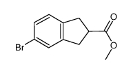 Methyl5-bromo-2,3-dihydro-1H-indene-2-carboxylate Structure