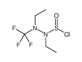 [[chlorosulfinyl(ethyl)amino]-(trifluoromethyl)amino]ethane结构式