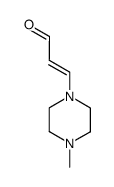 2-Propenal,3-(4-methyl-1-piperazinyl)-(9CI) Structure