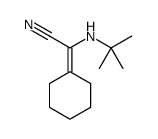 2-(tert-butylamino)-2-cyclohexylideneacetonitrile结构式