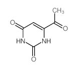 2,4(1H,3H)-Pyrimidinedione,6-acetyl- Structure
