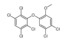 1,2,4,5-tetrachloro-3-(4,5-dichloro-2-methoxyphenoxy)benzene Structure