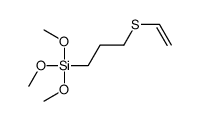 3-ethenylsulfanylpropyl(trimethoxy)silane Structure