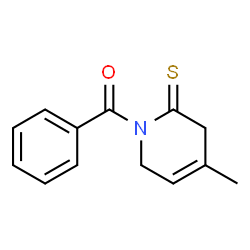 2(1H)-Pyridinethione,1-benzoyl-3,6-dihydro-4-methyl- (7CI,8CI) structure