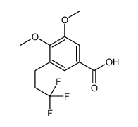 3,4-dimethoxy-5-(3,3,3-trifluoropropyl)benzoic acid结构式