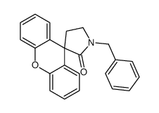 1-benzylspiro[pyrrolidine-3,9'-xanthene]-2-one Structure