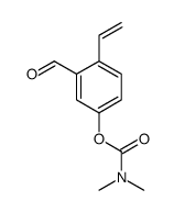 (4-ethenyl-3-formylphenyl) N,N-dimethylcarbamate结构式