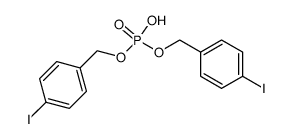 phosphoric acid bis-(4-iodo-benzyl ester)结构式