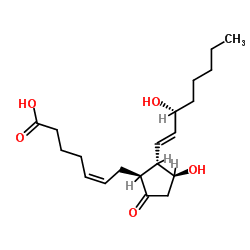 ent-Prostaglandin E2 structure