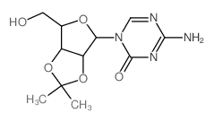 4-amino-1-[4-(hydroxymethyl)-7,7-dimethyl-3,6,8-trioxabicyclo[3.3.0]oct-2-yl]-1,3,5-triazin-2-one Structure