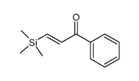 (E)-1-phenyl-3-(trimethylsilyl)prop-2-en-1-one Structure