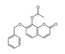 (2-oxo-7-phenylmethoxychromen-8-yl) acetate Structure