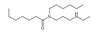 N-[3-(ethylamino)propyl]-N-hexylheptanamide Structure