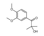 1-(3,4-dimethoxyphenyl)-2-hydroxy-2-methylpropan-1-one Structure