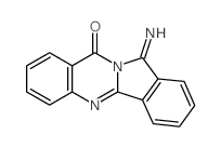 12-iminoisoindolo[1,2-b]quinazolin-10-one Structure