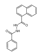 N-benzoyl-N'-[1]naphthoyl-hydrazine结构式