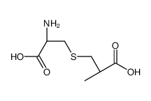 (2R)-2-氨基-3-((2-羧丙基)硫基)丙酸结构式
