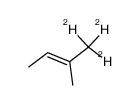 E-1,1,1-trideuterio-2-methylbut-2-ene Structure