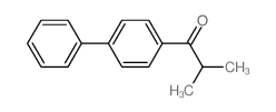 2-methyl-1-(4-phenylphenyl)propan-1-one structure