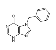 7-benzyl-3H-purin-6-one结构式