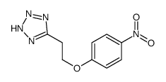 5-[2-(4-Nitrophenoxy)ethyl]-1H-tetrazole结构式