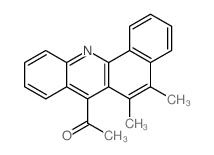 1-(5,6-dimethylbenzo[c]acridin-7-yl)ethanone结构式