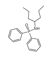 N-(heptan-4-yl)-P,P-diphenylphosphinic amide结构式