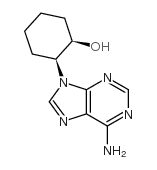(1R,2S)-2-(6-aminopurin-9-yl)cyclohexan-1-ol结构式