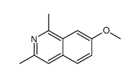 7-methoxy-1,3-dimethylisoquinoline Structure