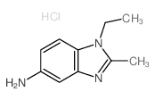 1H-Benzimidazol-5-amine, 1-ethyl-2-methyl-, dihydrochloride Structure