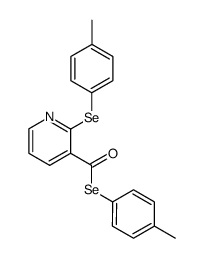 2-(4-methylphenylseleno)-selenonicotinacid-Se-4-methylphenylester Structure