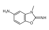 5-Benzoxazolamine,2,3-dihydro-2-imino-3-methyl-(9CI)结构式