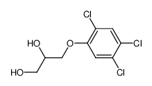 3-(2,4,5-trichloro-phenoxy)-propane-1,2-diol Structure