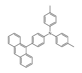 N-(4-anthracen-9-ylphenyl)-4-methyl-N-(4-methylphenyl)aniline Structure