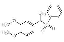 Benzene,1,2-dimethoxy-4-[1-(phenylsulfonyl)ethyl]- structure