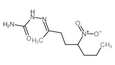 (5-nitrooctan-2-ylideneamino)urea structure