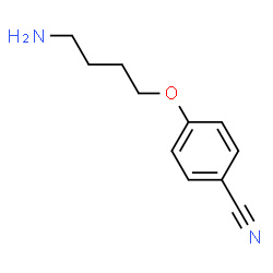 Benzonitrile, 4-(4-aminobutoxy)- (9CI) Structure