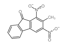 2-methyl-1,3-dinitro-fluoren-9-one Structure