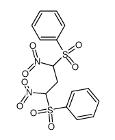 1,3-bis(phenylsulfonyl)-1,3-dinitropropane结构式