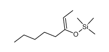 (Z)-3-(trimethylsiloxy)-2-octene Structure