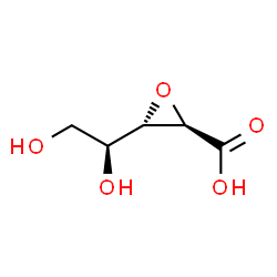 L-Arabinonicacid,2,3-anhydro-(9CI) structure