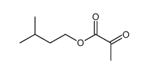 isoamyl pyruvate Structure