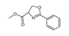(S)-(+)-4,5-二氢-2-苯基-4-恶唑甲酸甲酯结构式
