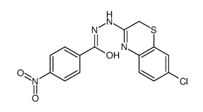 N'-(7-chloro-2H-1,4-benzothiazin-3-yl)-4-nitrobenzohydrazide Structure