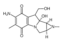 9-epi-10-O-decarbamoylmitomycin D结构式