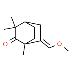 Bicyclo[2.2.2]octanone, 6-(methoxymethylene)-1,3,3-trimethyl-, (6E)- (9CI)结构式