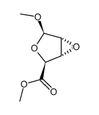 methyl (2S,3S,4R,5R)-3,4-epoxy-5-methoxy-2,3,4,5-tetrahydrofuran-2-carboxylate结构式