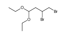 1,1-Diethoxy-3,4-dibrom-butyraldehyd Structure