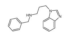 3-(benzimidazol-1-yl)-N-benzylpropan-1-amine Structure